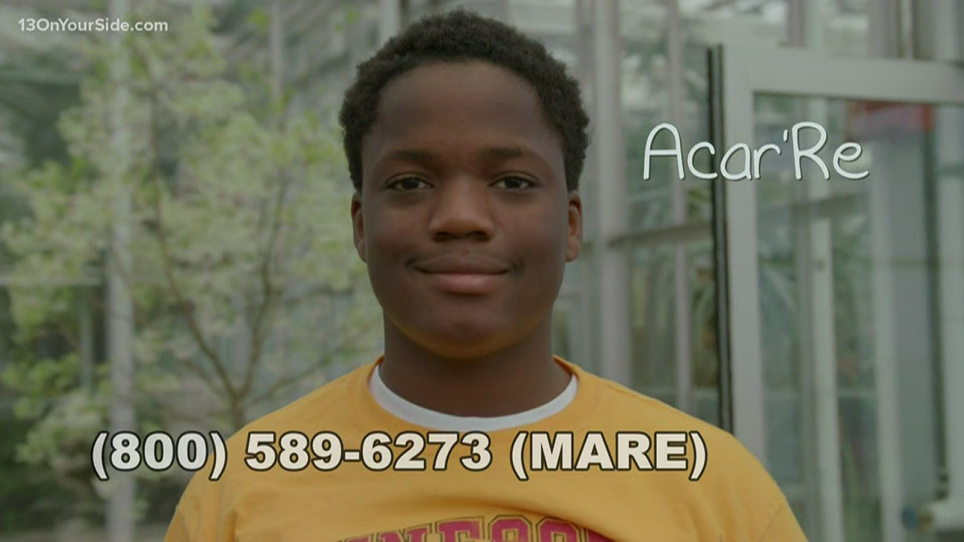 He's a busy 15-Year-Old who loves sports.  It's time to help Acar'Re find his forever family.