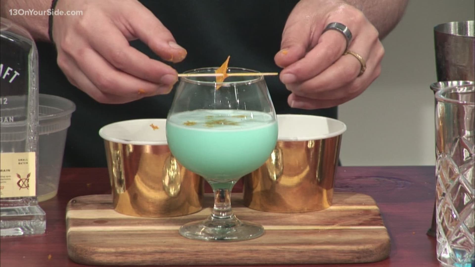 As if watching a series "so good you'll scream" wasn't exciting enough. For Thirsty Thursday, we thought we'd team up with our friends at Coppercraft Distillery in Holland and Saugatuck to mix up some shark-themed cocktails.