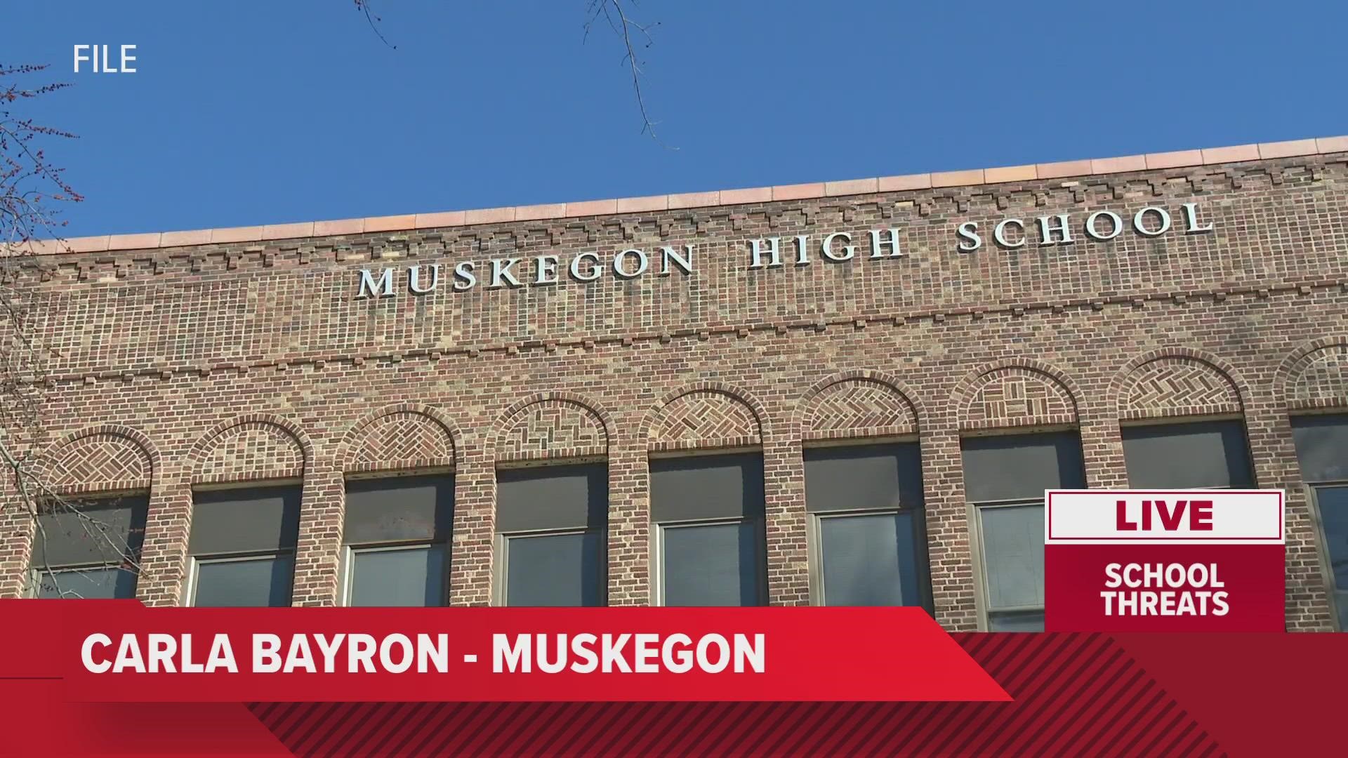 Authorities learned of the fake threats made to schools in Muskegon, Okemos, Detroit, Portage, Haslett, Saginaw, Ann Arbor and Jackson.