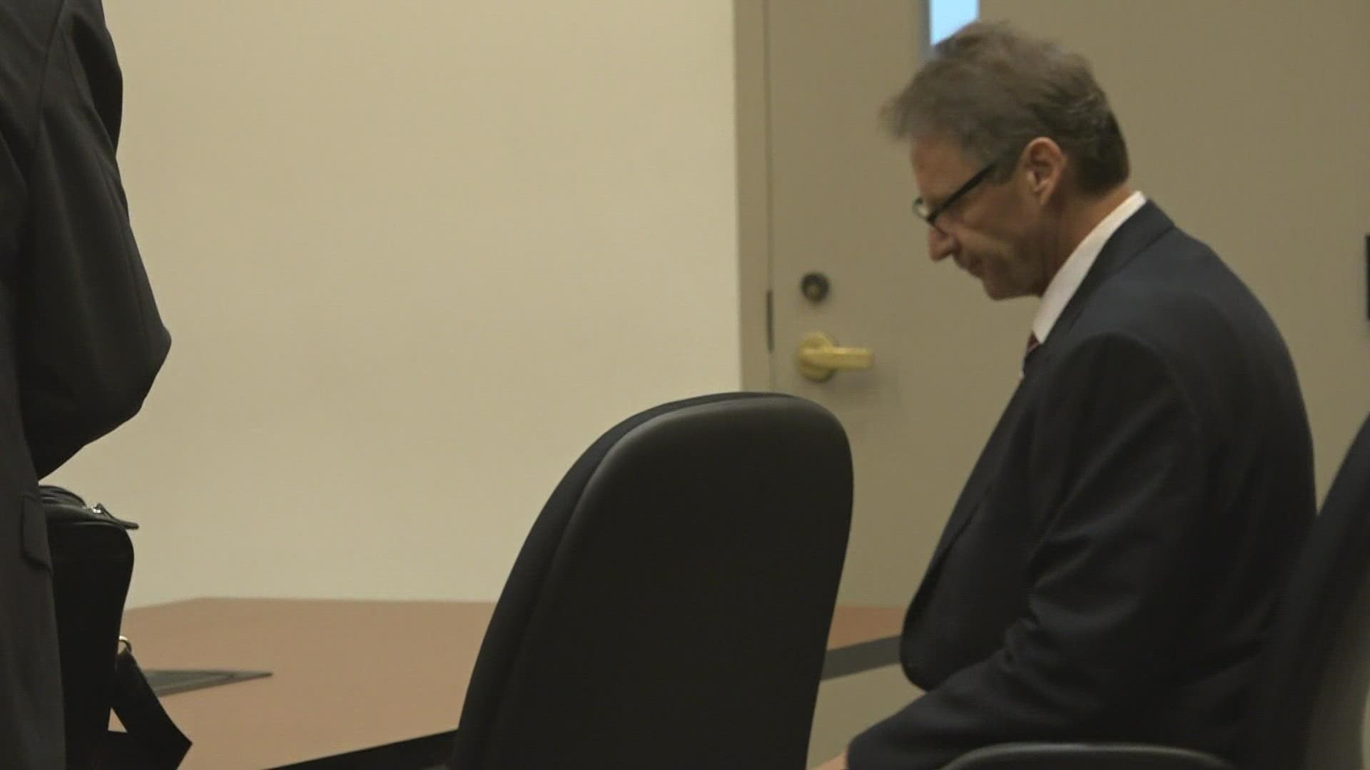 Frisbie plans to enter a not guilty plea in writing.