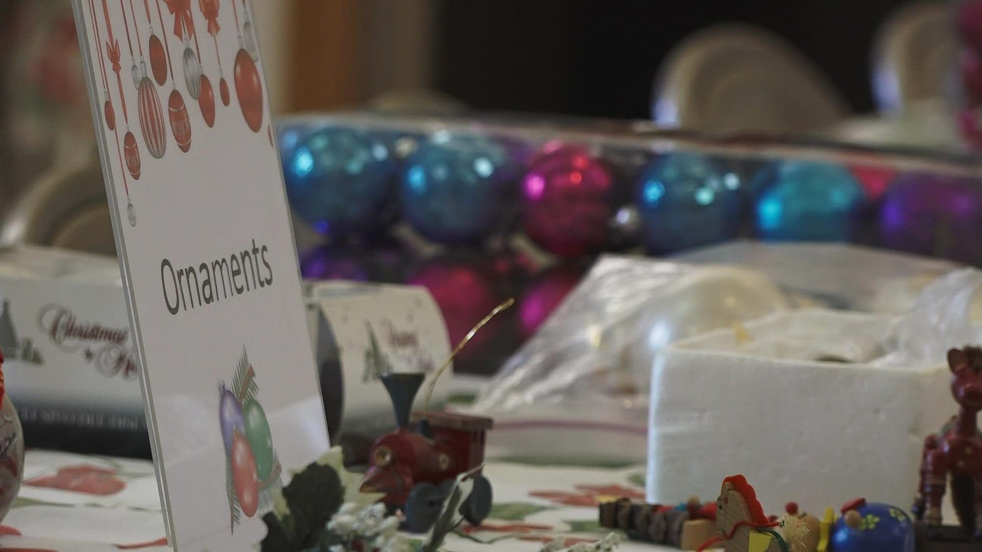Zion Lutheran Church in Woodland is opening its doors at 10 A.M. for its holiday decoration giveaway.