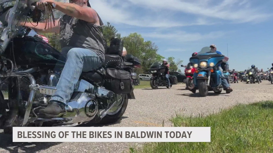 Thousands attend annual Blessing of the Bikes in Baldwin