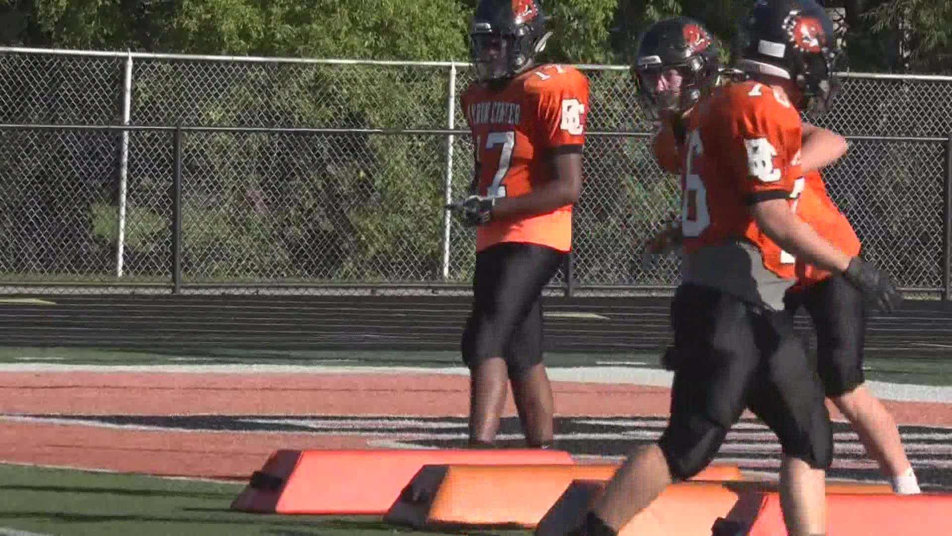 The 13 On Your Sidelines Game of the Week: Lowell Red Arrows vs. Byron Center Bulldogs.