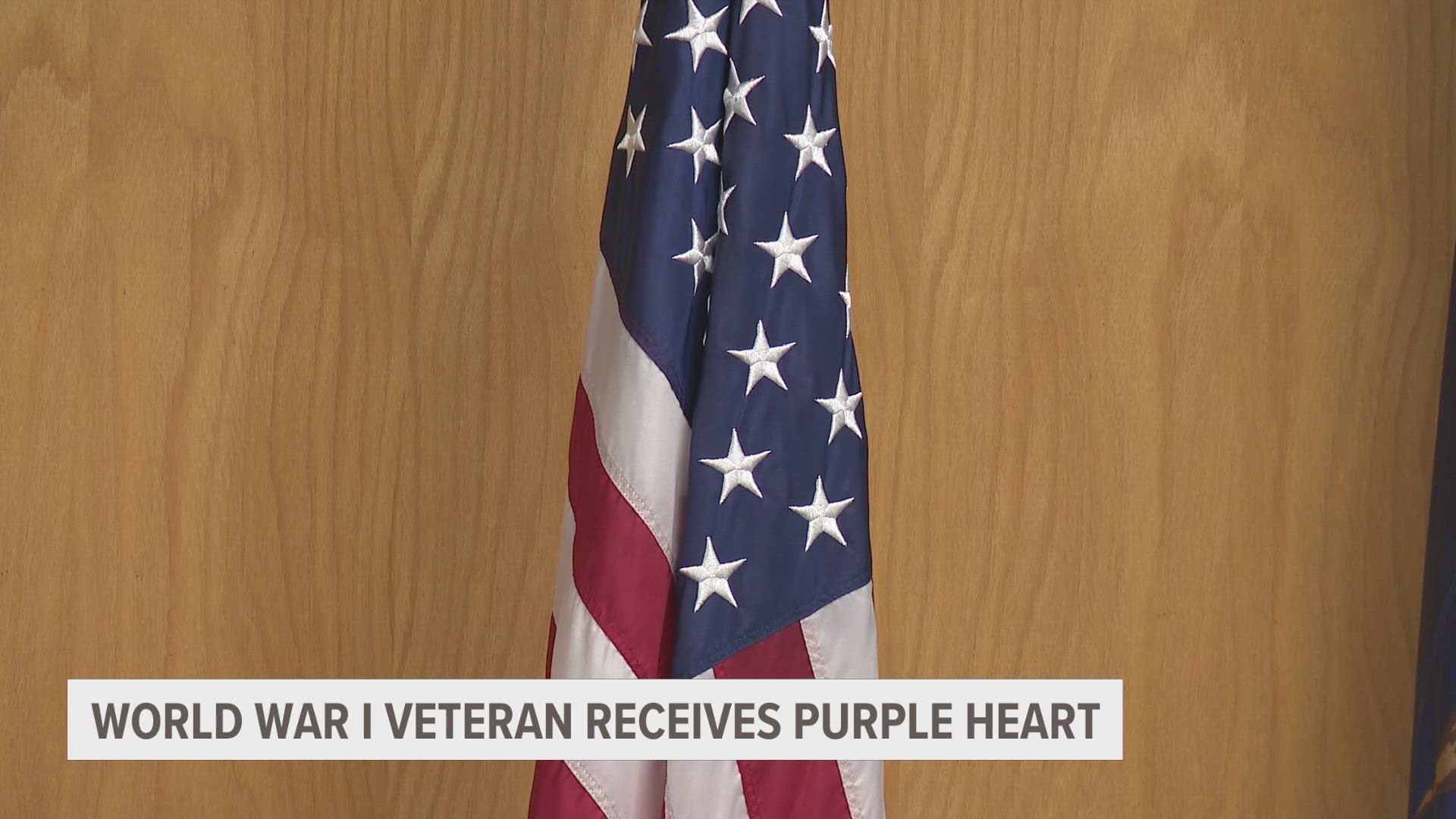 The Purple Heart was given thanks to paperwork his daughter held onto for decades.