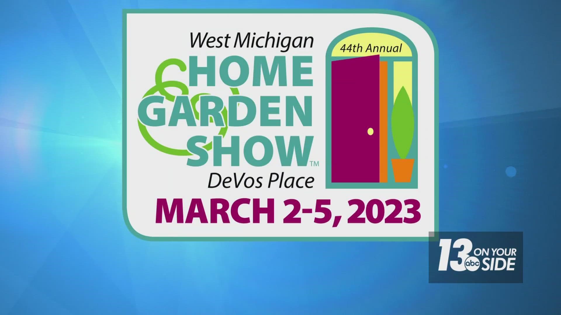 The host of the PBS show, Life in Bloom, is back at the West Michigan Home & Garden show this weekend.