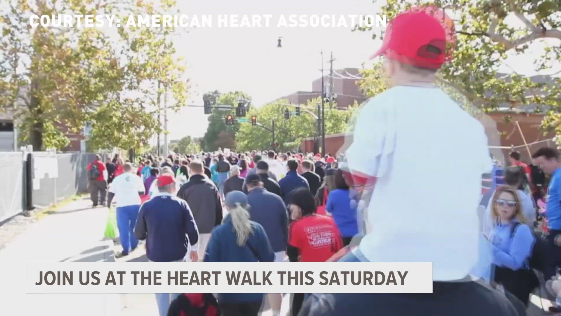 If you make your way to the Heart Walk on Saturday, you'll see some familiar faces from 13 ON YOUR SIDE!