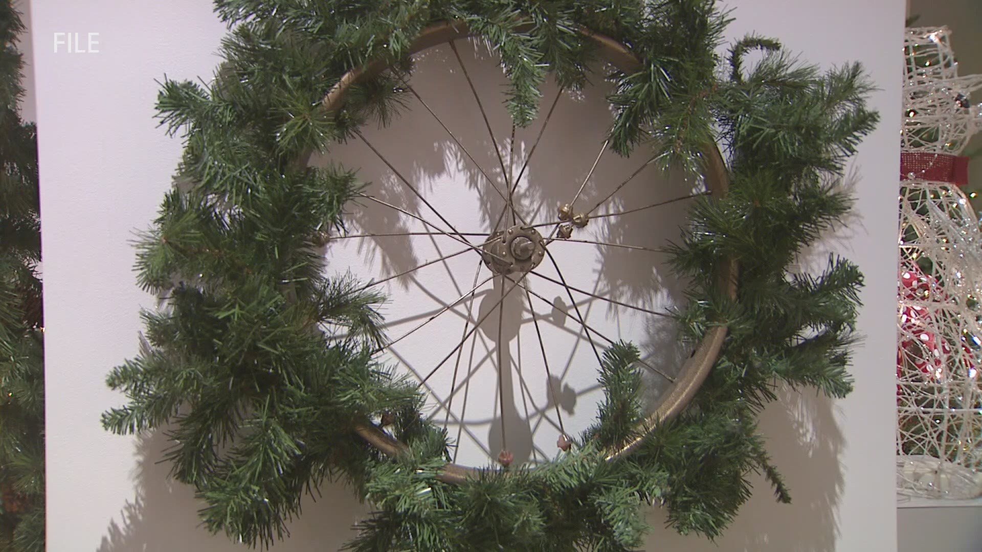 Decorative wreaths will hang in the windows of downtown Muskegon businesses from Nov. 24 through Dec. 6.
