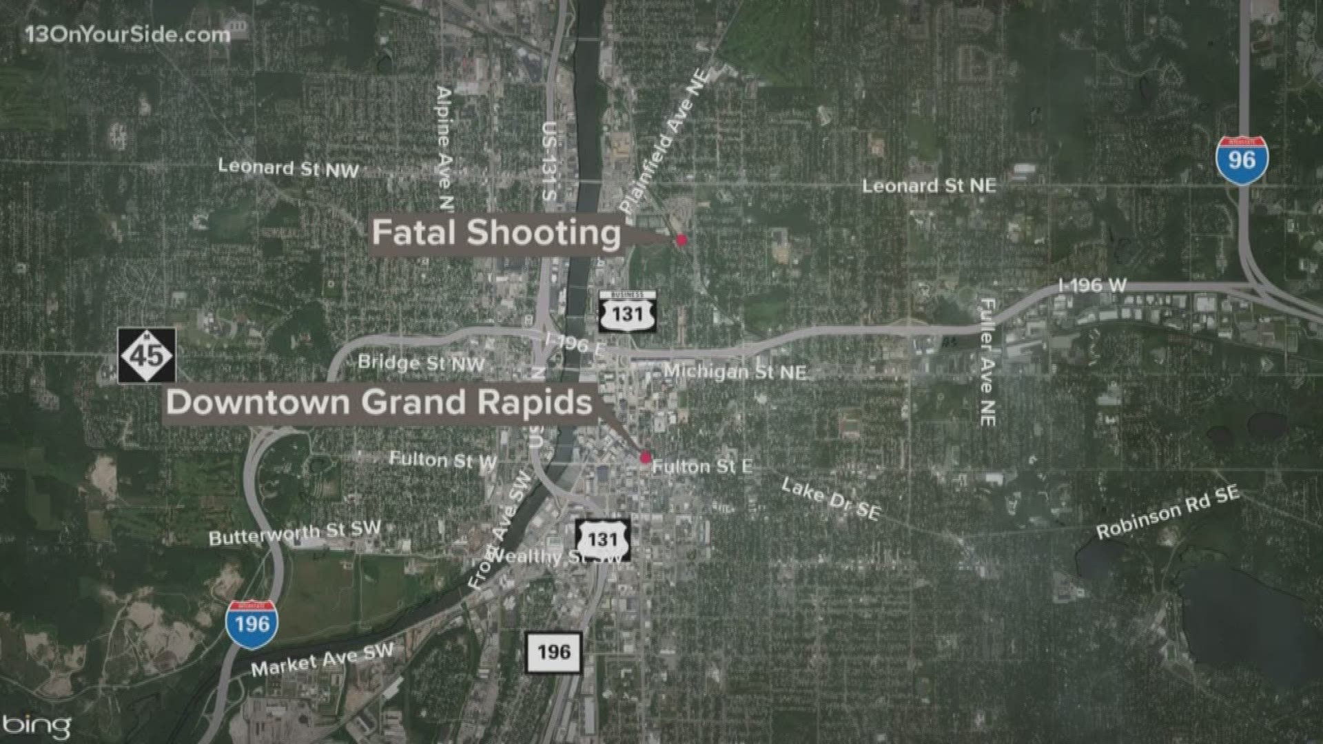 One man was fatally shot on the northeast side of Grand Rapids overnight Sunday.  The Grand Rapids Police Department said the shooting occurred on Clancy Avenue NE near Cedar Street NE. The victim was transported to the hospital where he later died from his injuries.