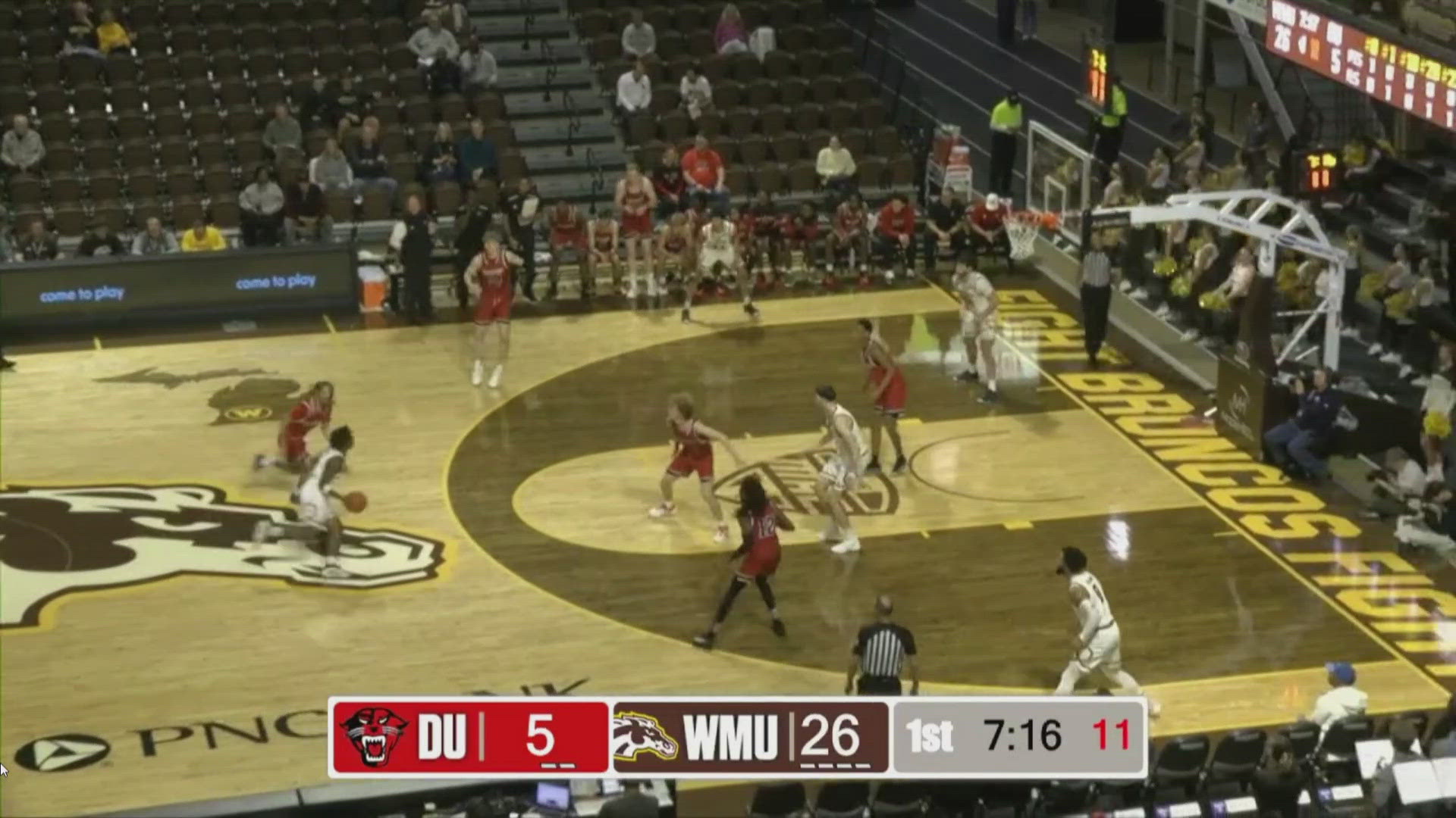 Western Michigan beats Davenport in home opener.