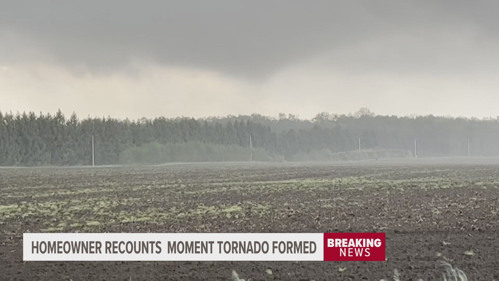 Chase Royer lives North of Colon and saw one of the tornadoes form on Tuesday.