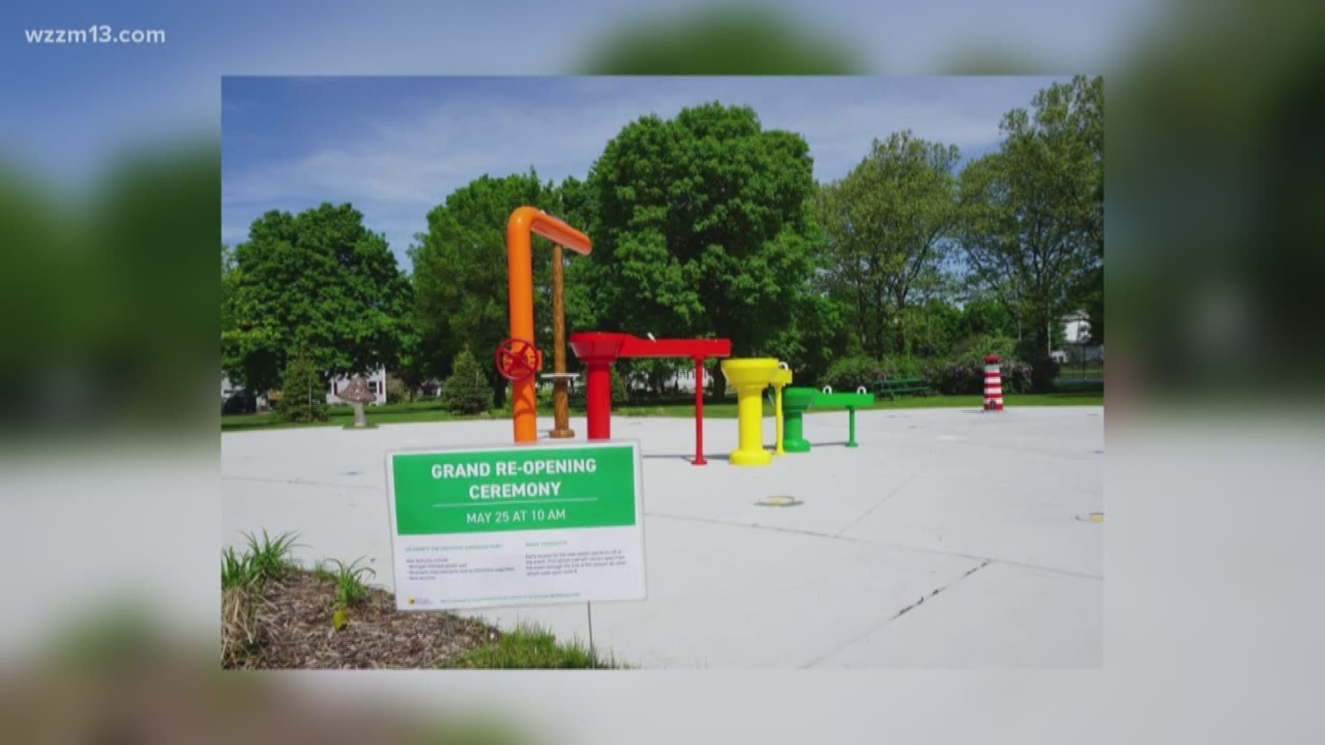 Splash pad reopens for Friday
