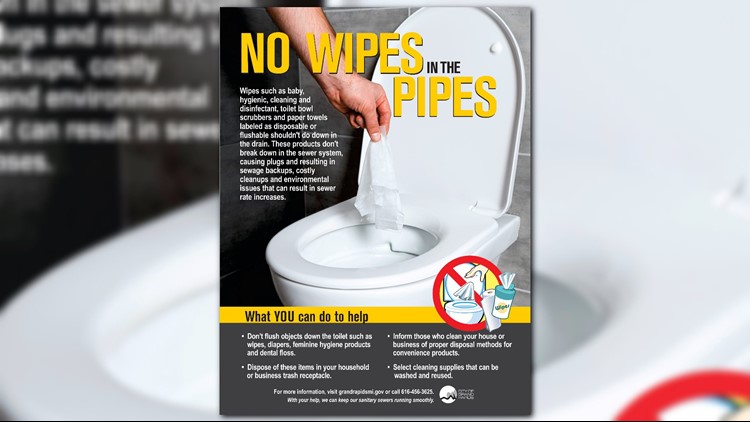 "No Wipes in the Pipes"