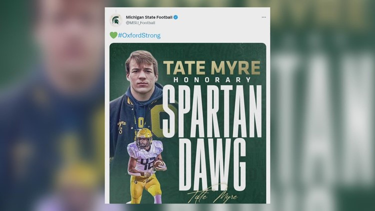 Victim of Oxford school shooting named honorary Spartan Dawg