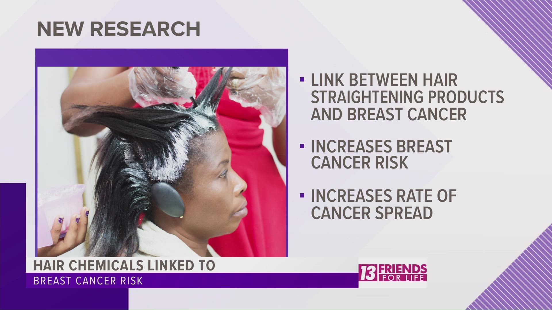 Researchers have found a link between hair-care products marketed to Black women and breast cancer.