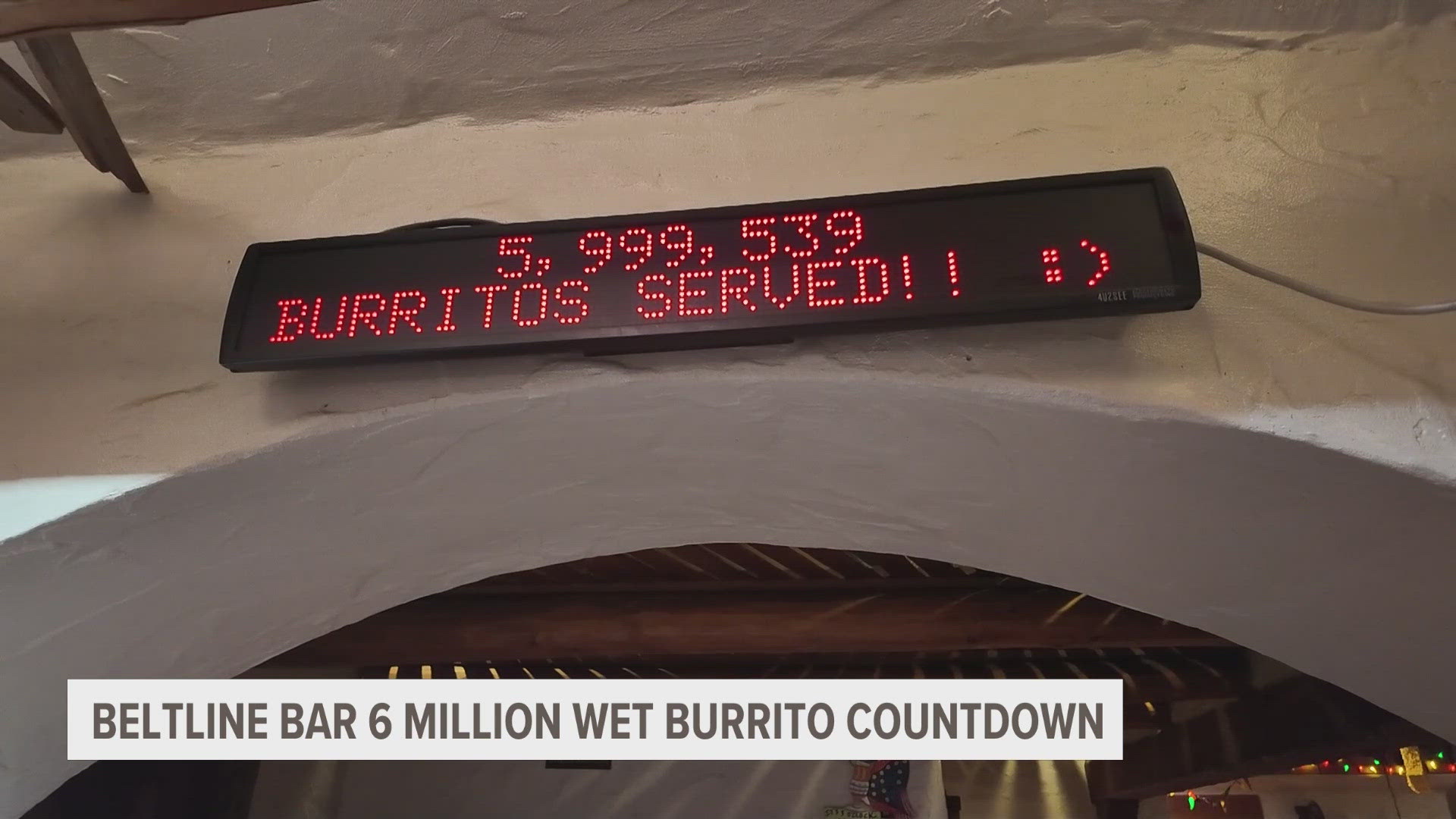 Whoever orders the six-millionth wet burrito will get free wet burritos for a year, a spot on a billboard and swag.