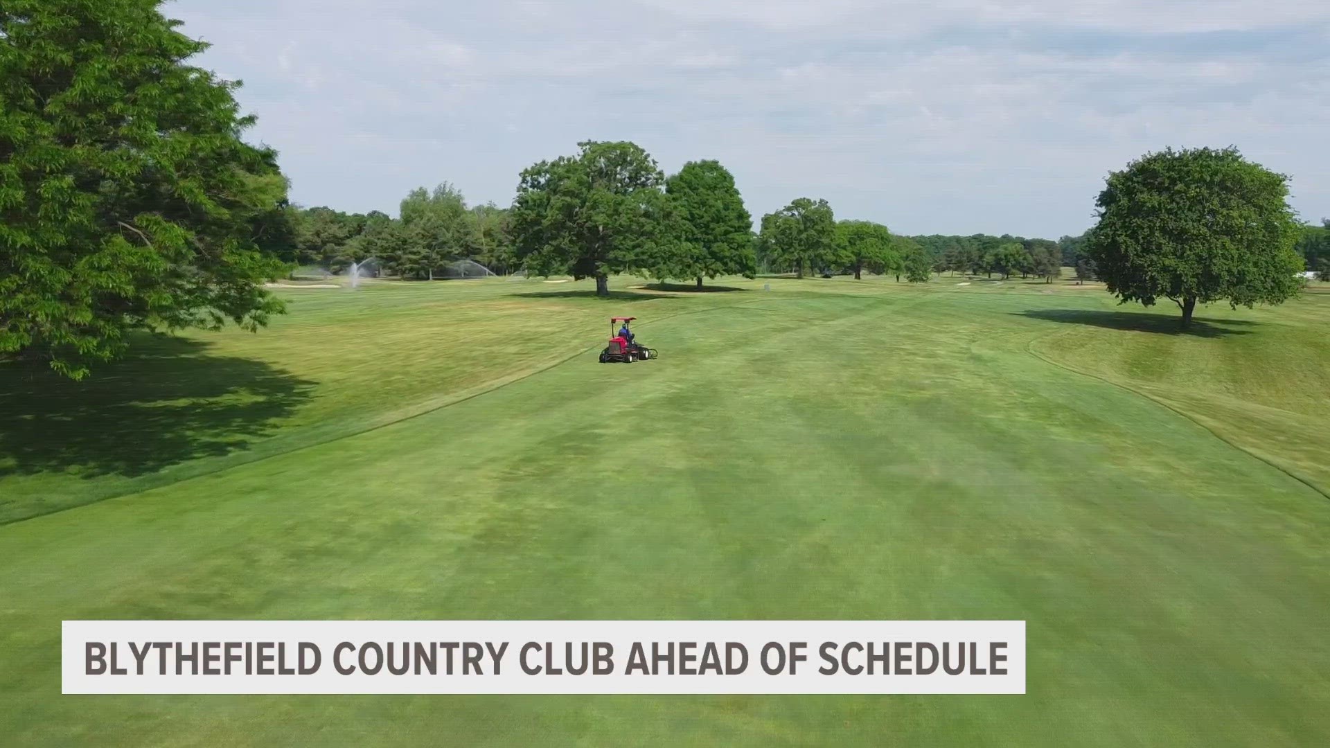 With the LPGA set to arrive next week for their annual visit, Blythefield Country Club is still finishing up some much needed construction projects.