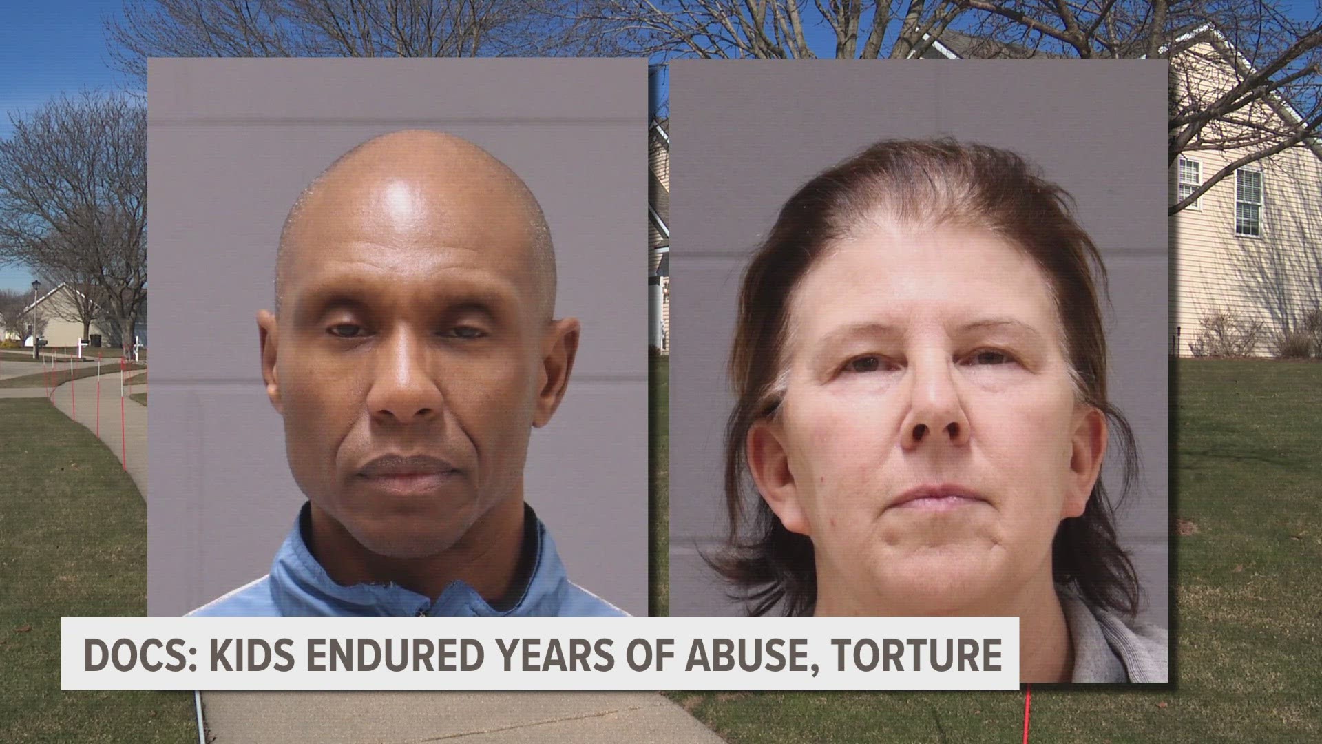 The children were subjected to wearing dog collars, forced to eat dog food and oatmeal with hot sauce, and also faced physical abuse inside the home for years.