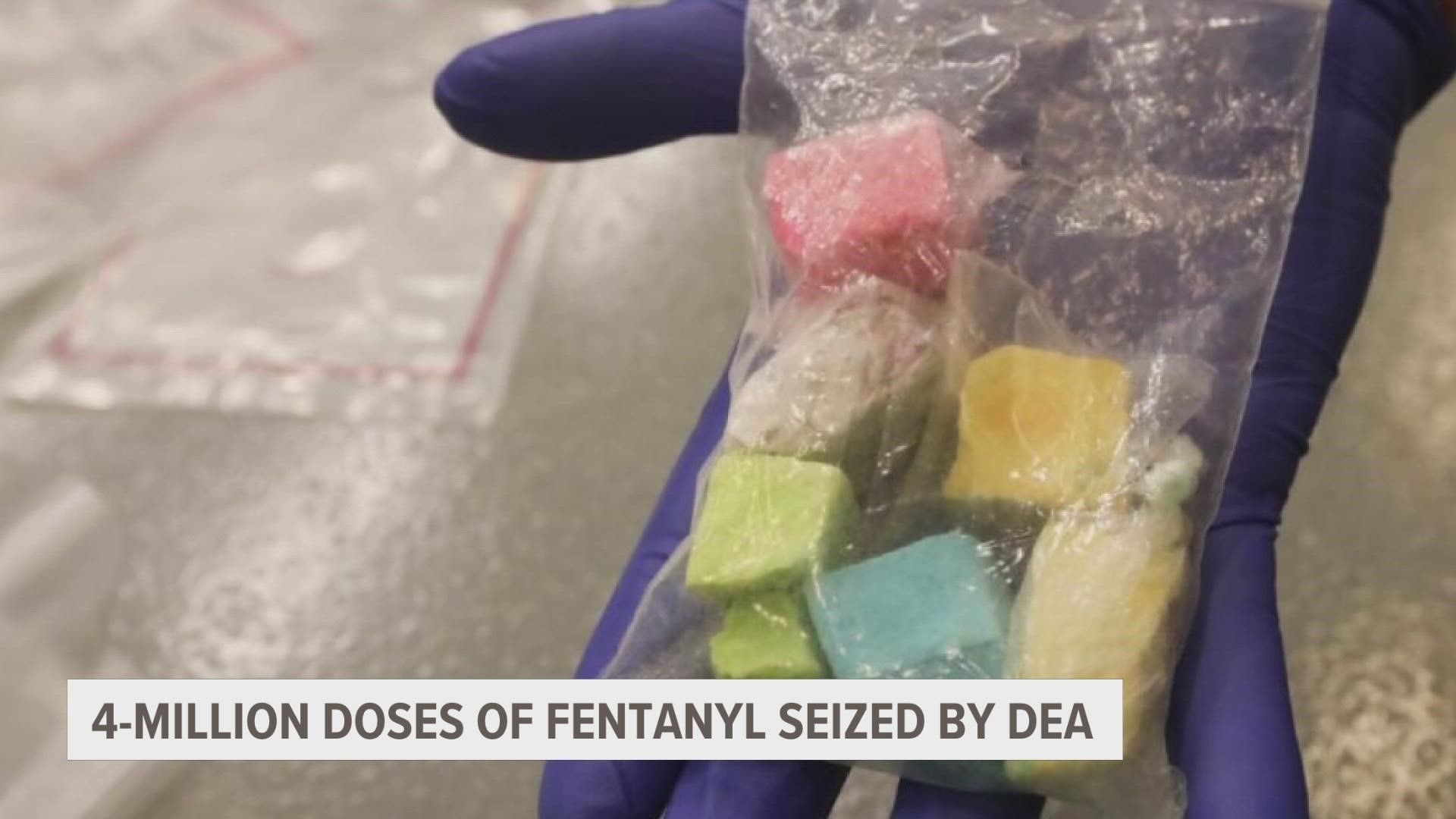 Law enforcement officials and the DEA focused on educating the community and getting counterfeit pills laced with fentanyl and fentanyl powder off the streets.