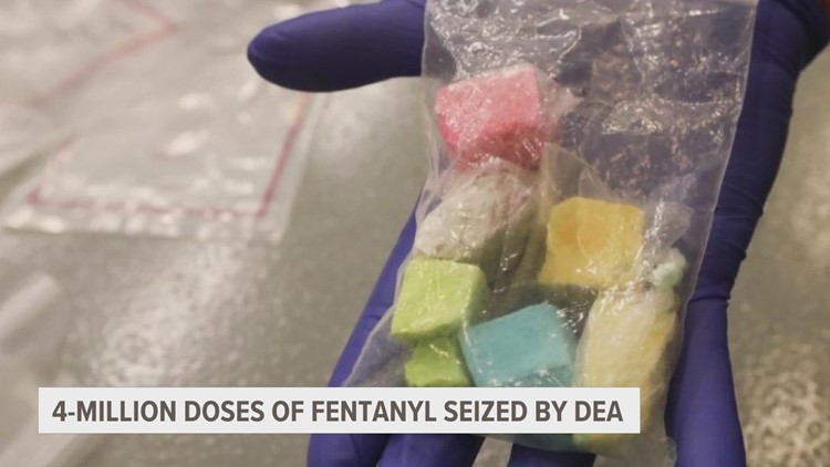Four-month DEA effort seizes 4 million doses of fentanyl from Ohio to Michigan