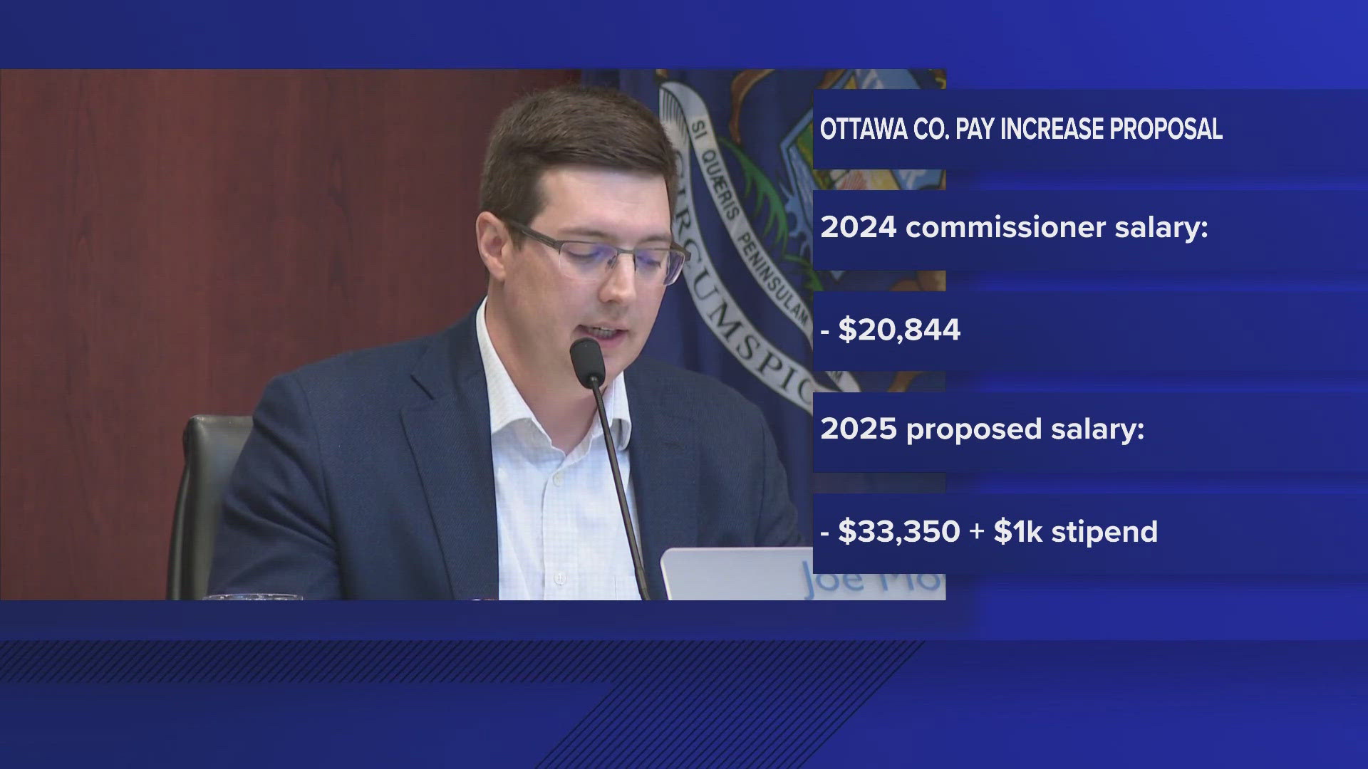 EDITOR'S NOTE: The Ottawa Co. Officers' Compensation Commission's 60% pay raise resolution was later found invalid, according to the Board of Commissioners chair.