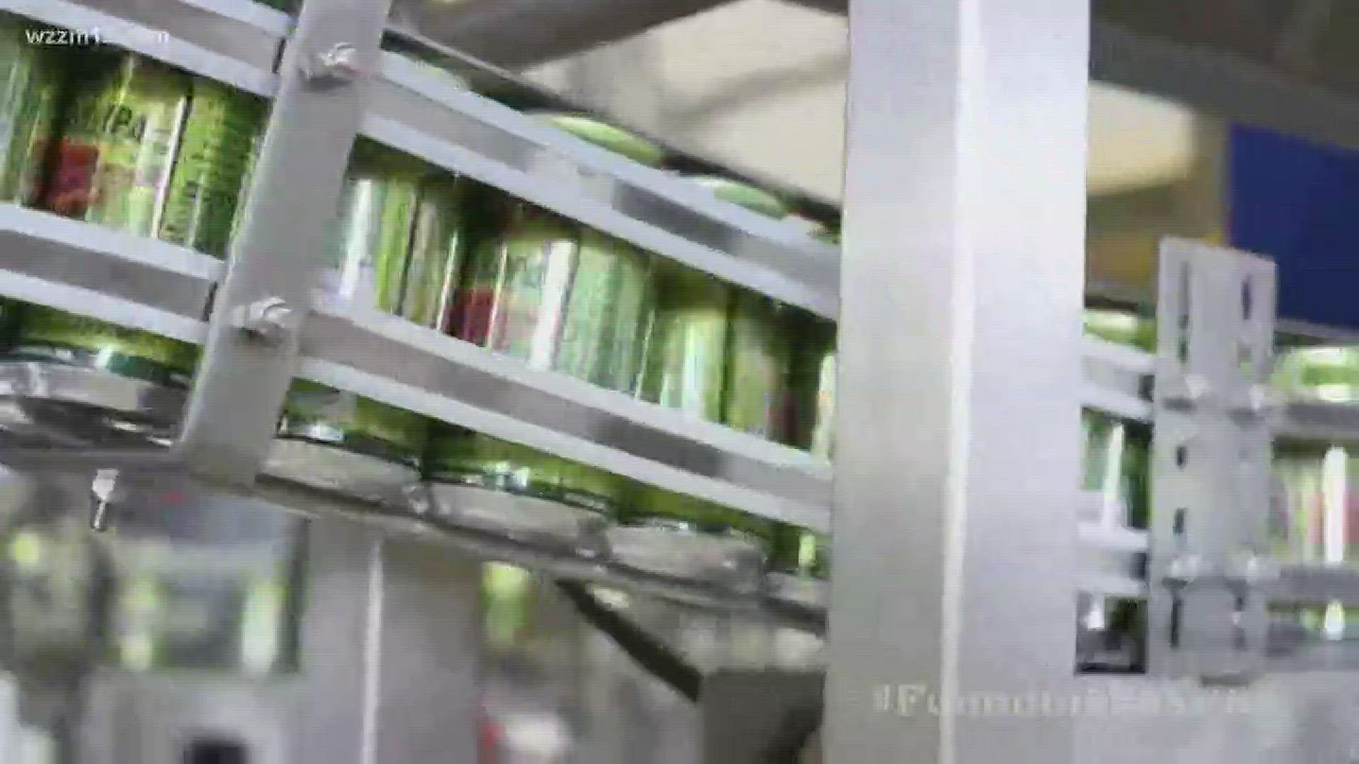 What is the advantage of canning vs. bottling beer?