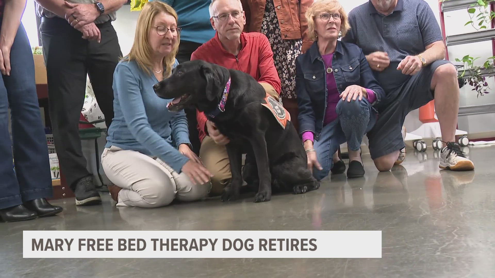 Mary Free Bed Rehabilitation Hospital is saying goodbye to a beloved member of its team.