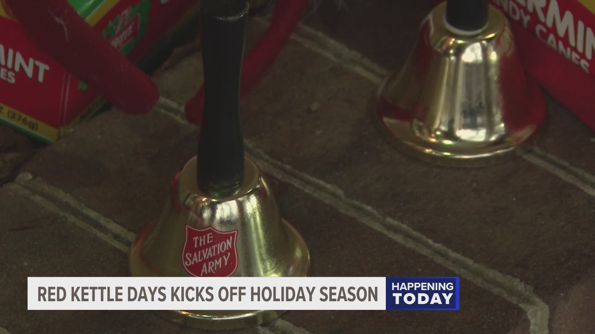 Downtown Grand Rapids is about to get festive with the beginning of Red Kettle Days. The iconic Blue Bridge will turn red starting tonight to celebrate the kick off.