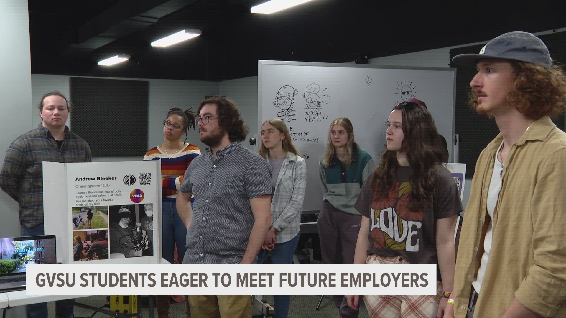 Many students across West Michigan are preparing to graduate from college this May. Some at GVSU got to meet with future employers.