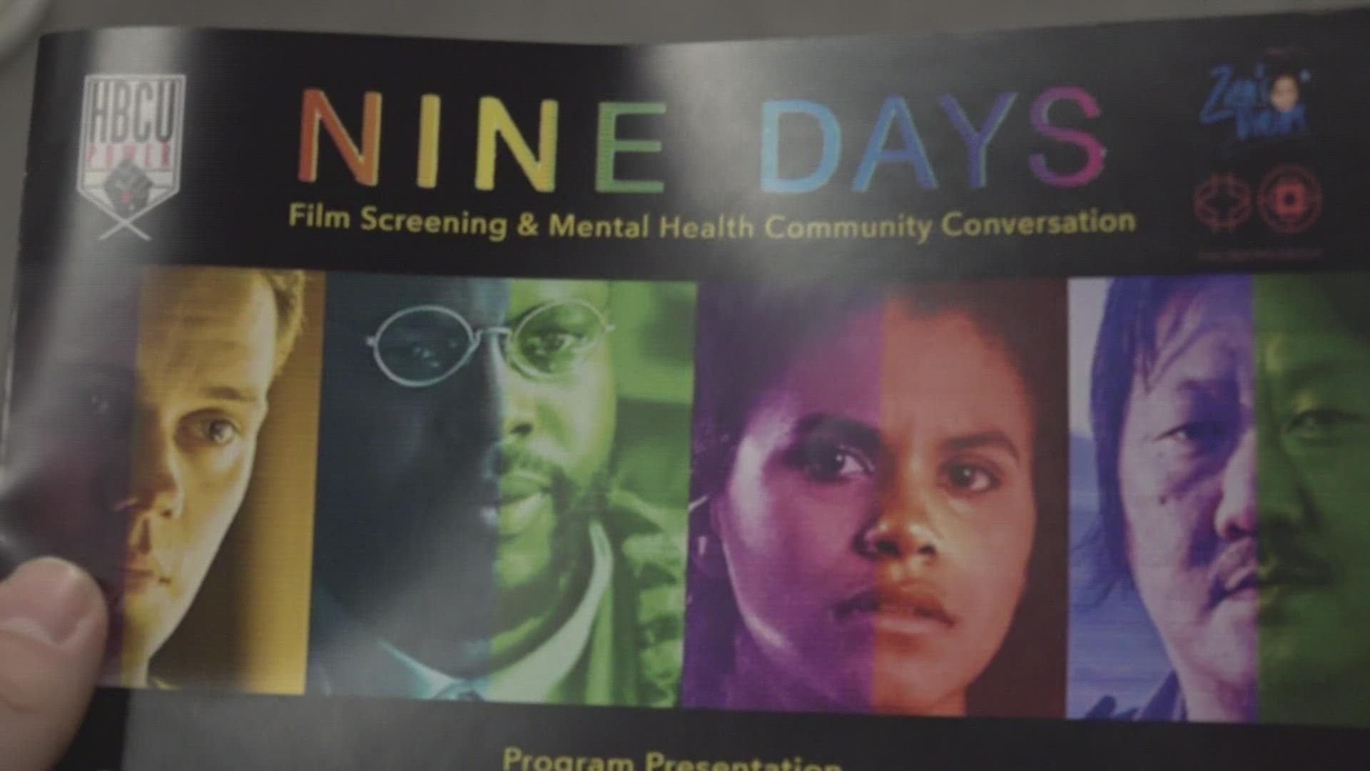 HBCU Power and Pine Rest Christian Mental Health Services came together to provide a screening of "Nine Days" for free to the community.