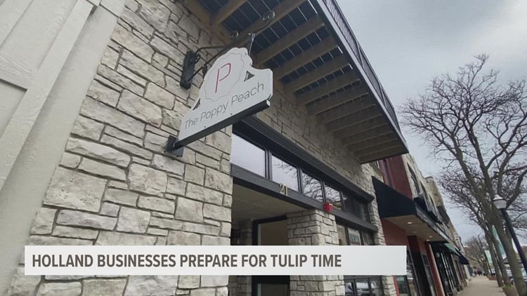 Holland businesses prepare for influx of customers during Tulip Time