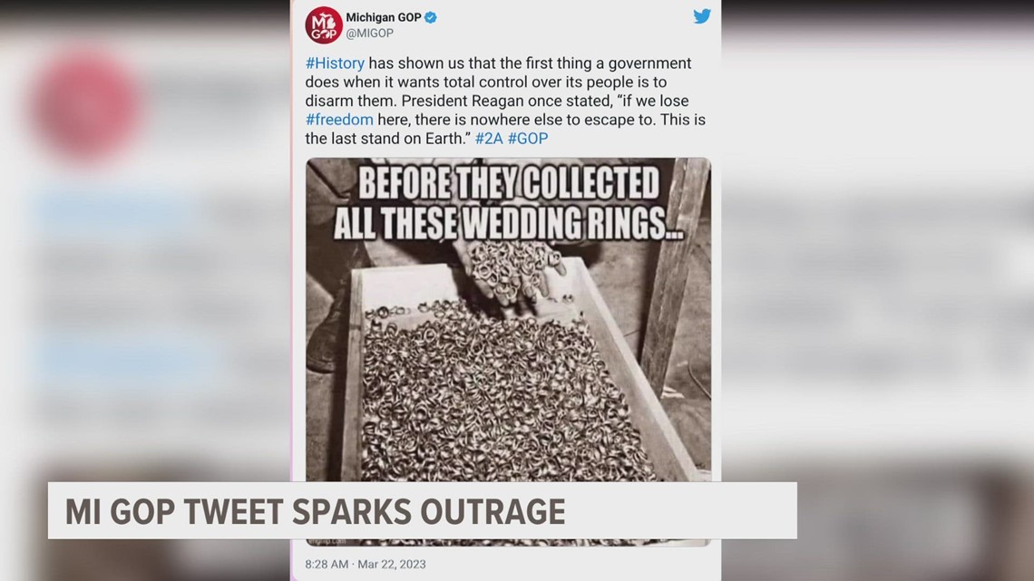 Michigan GOP shares meme comparing Holocaust to gun legislation