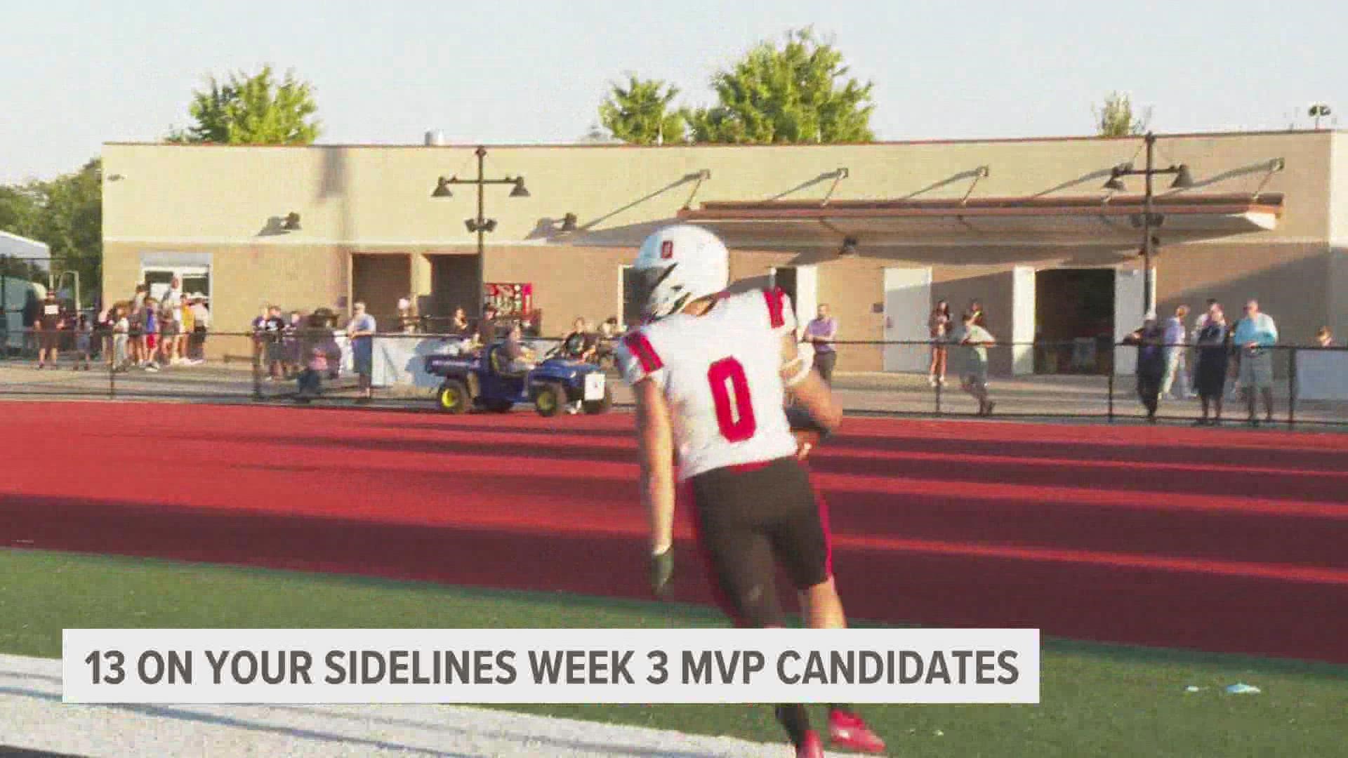 These four candidates had huge moments in week 3 of the high school football 2022 season, so make sure you cast your vote by Thursday to crown one of them MVP.