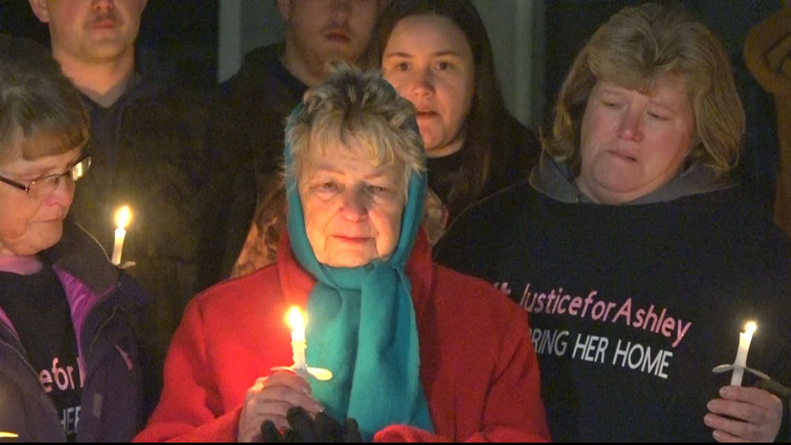 Vigil held for Ashley Young on anniversary of her death | wzzm13.com