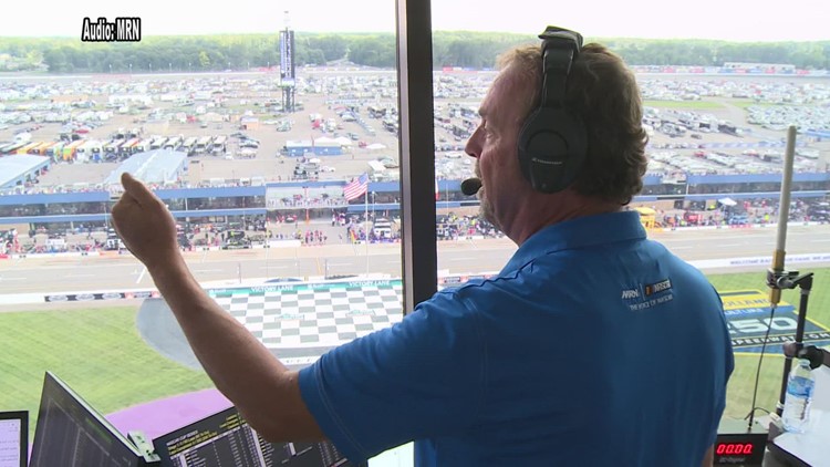 Behind the scenes of a NASCAR radio broadcast with Wyoming native Jeff Striegle, racing's voice