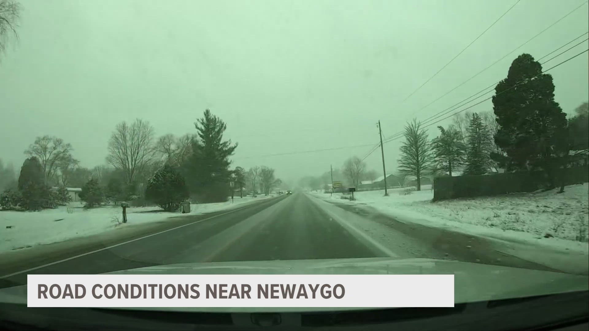 Road conditions in Newaygo County