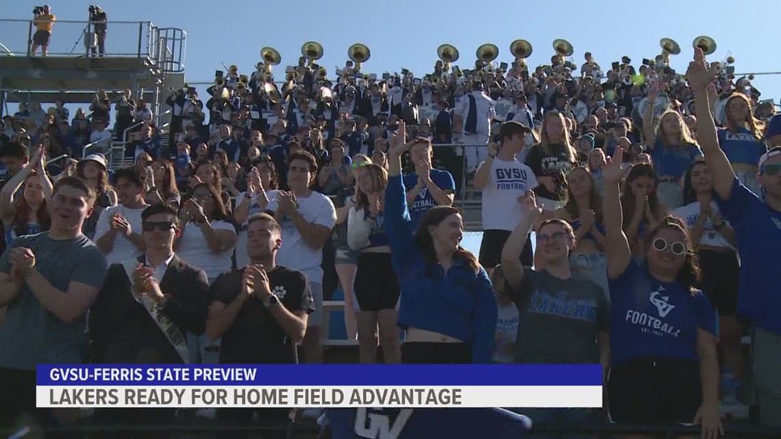 GVSU, Ferris prepare for rivalry game at Lubbers Stadium