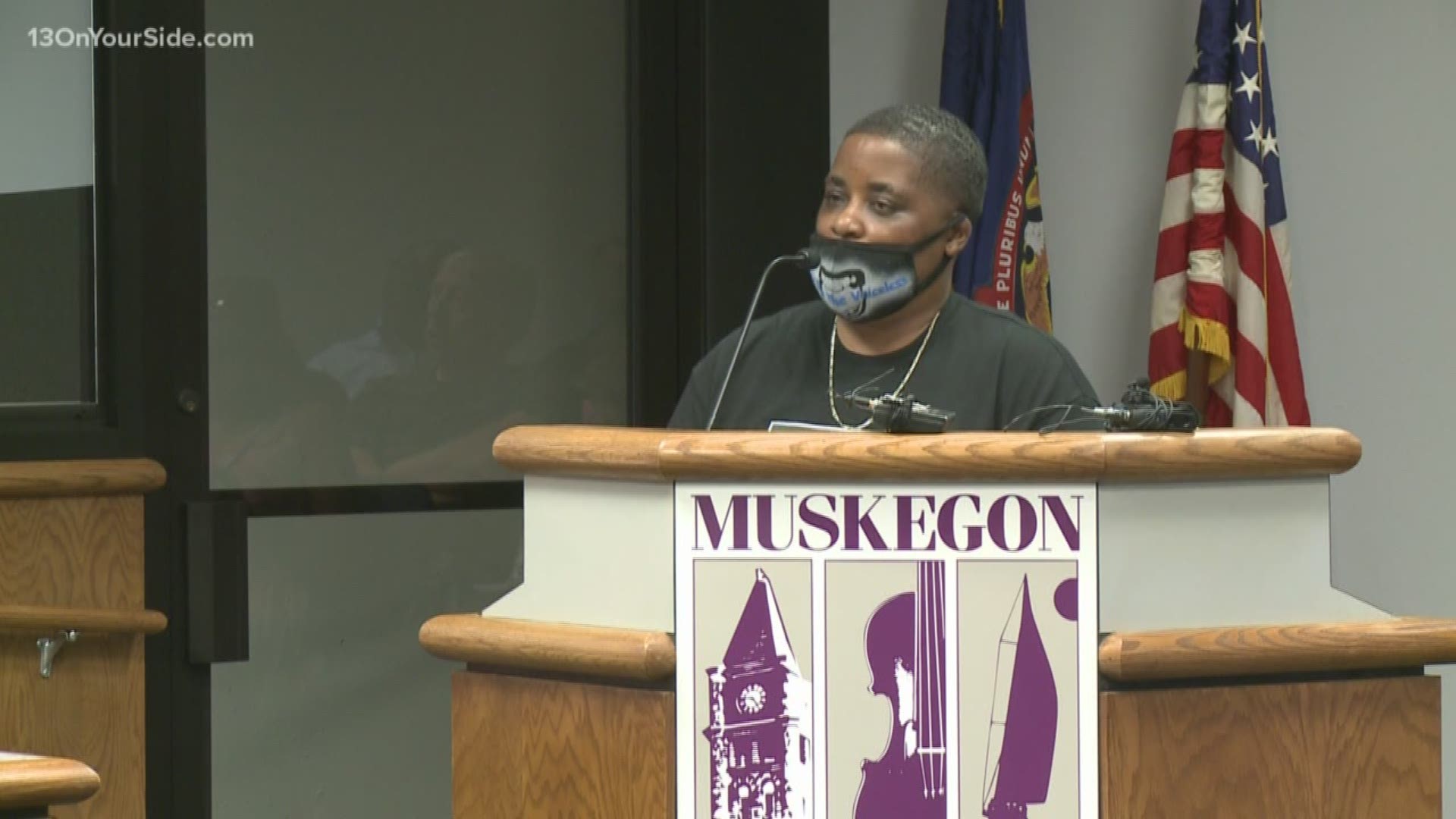 Muskegon community responds after KKK document found in officer's house