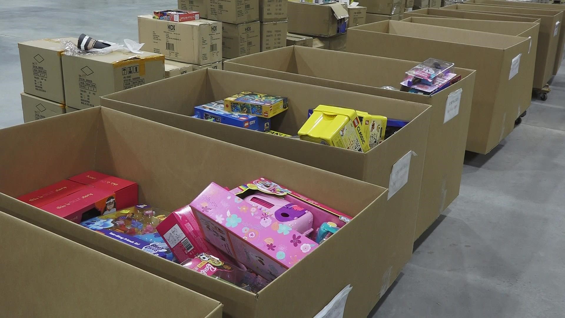 9,500 people in Kent County alone have registered for Toys for Tots. Local coordinators say meeting the demand will not be easy.