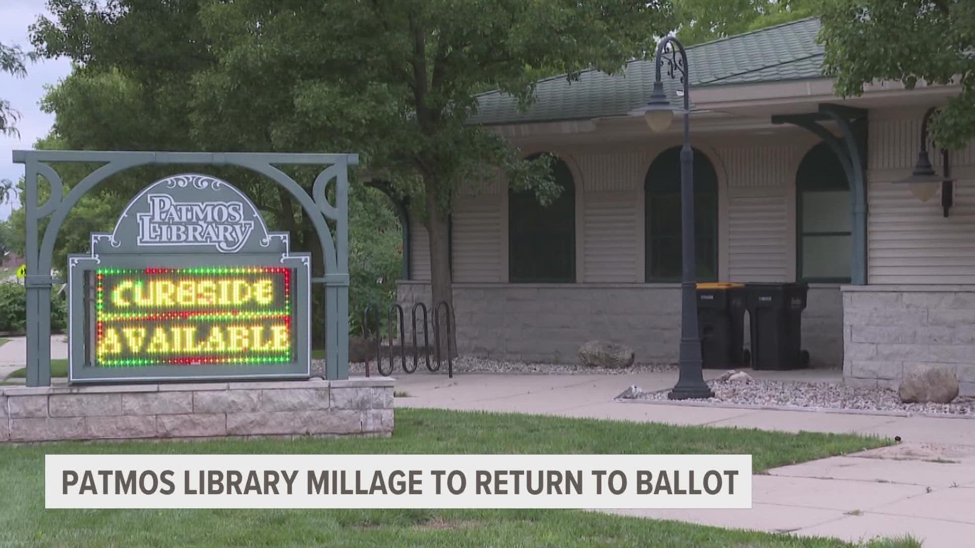 The library board's meeting was well-attended Monday night after a millage to fund the library failed last week.