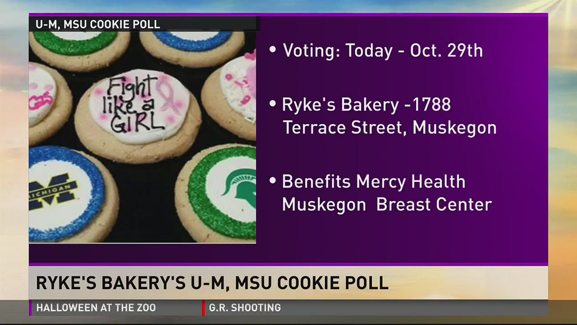 Ryke's Bakery holds annual UM, MSU cookie poll
