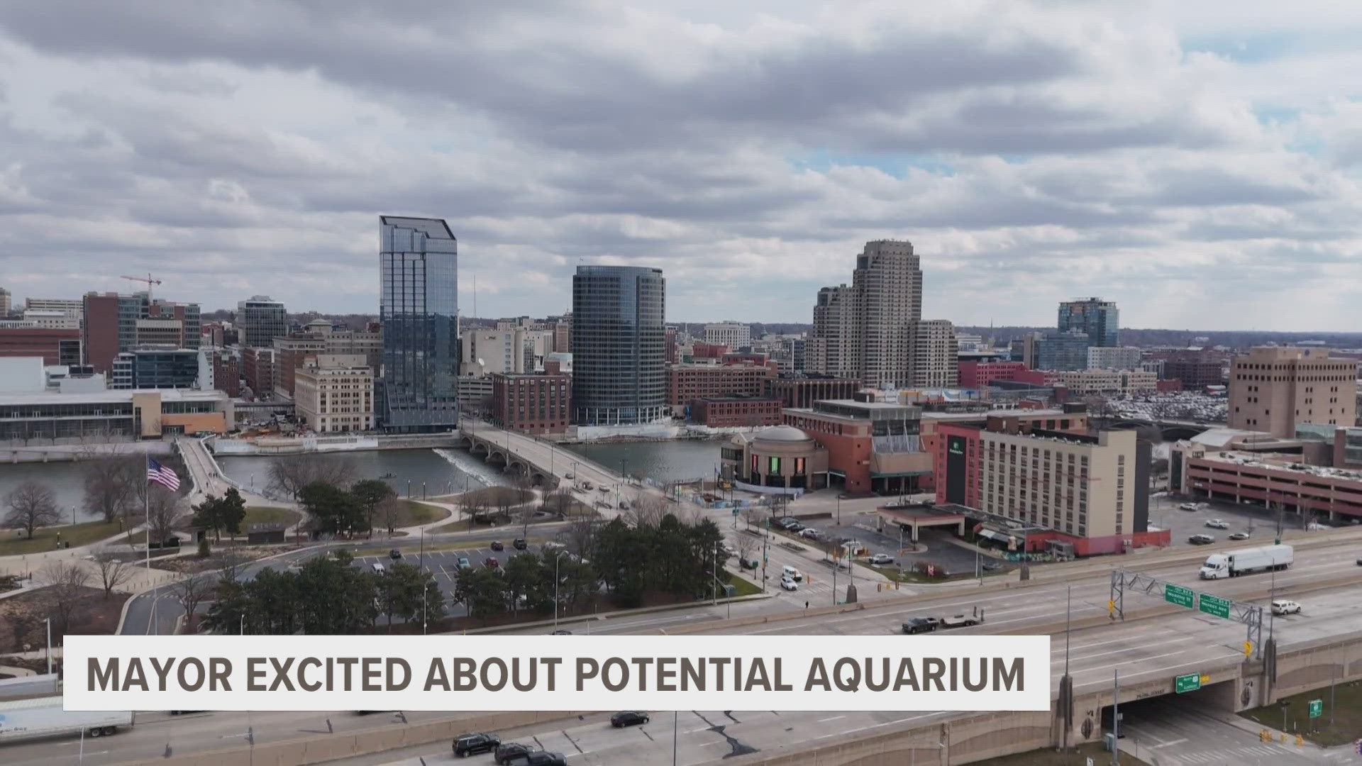 City leaders say the aquarium would be funded by increased hotel taxes in Kent County. It is unclear where the aquarium would be built and how much it would cost.