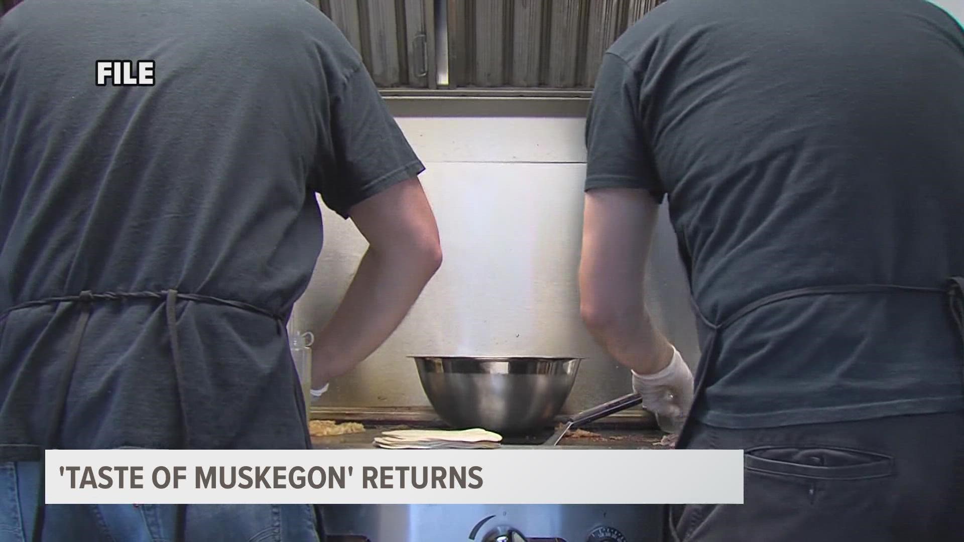 Taste of Muskegon takes over Hackley Park Friday and Saturday.