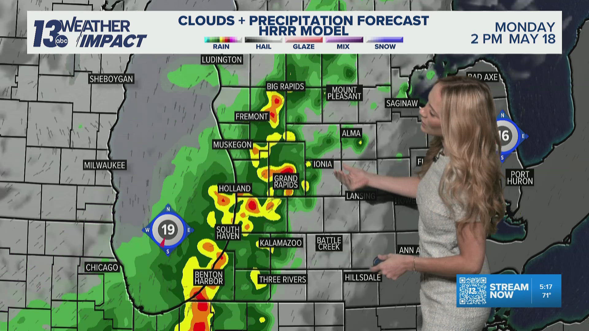 13 ON YOUR SIDE Forecast: Scattered thunderstorms, severe weather