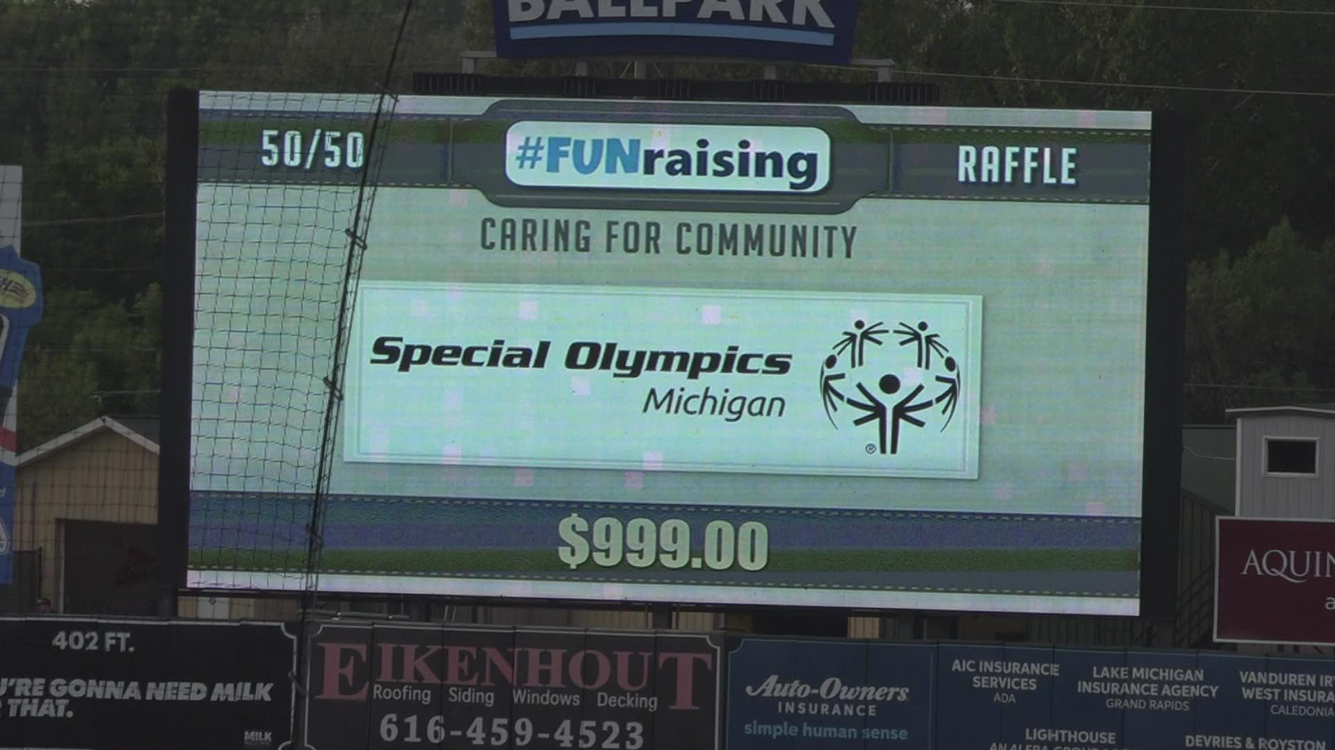 The promotion served as an opportunity to help fundraise for Special Olympics Michigan.