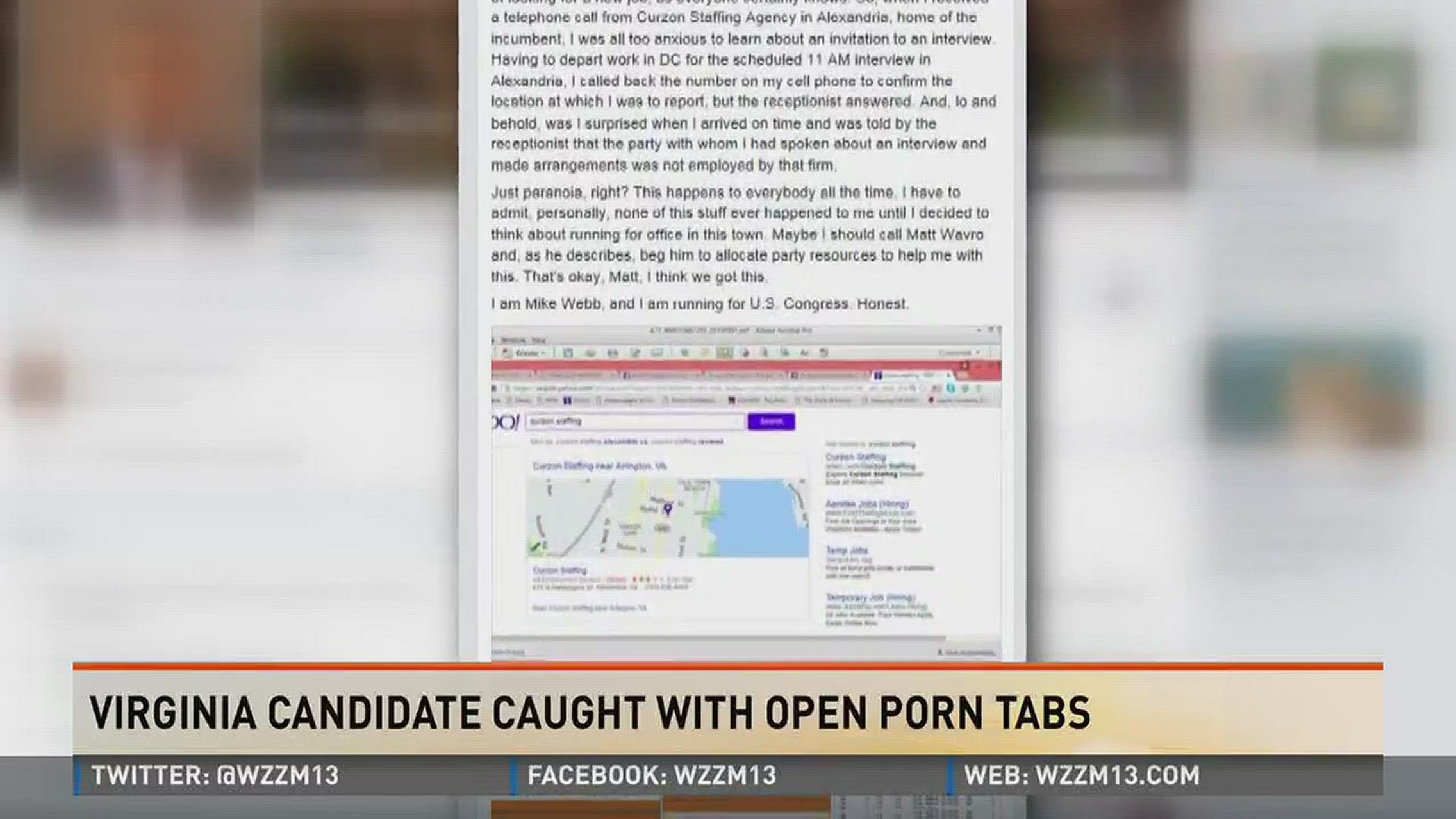 Free Beer and Hot Wings Congressional candidate shares porn sites on Facebook wzzm13
