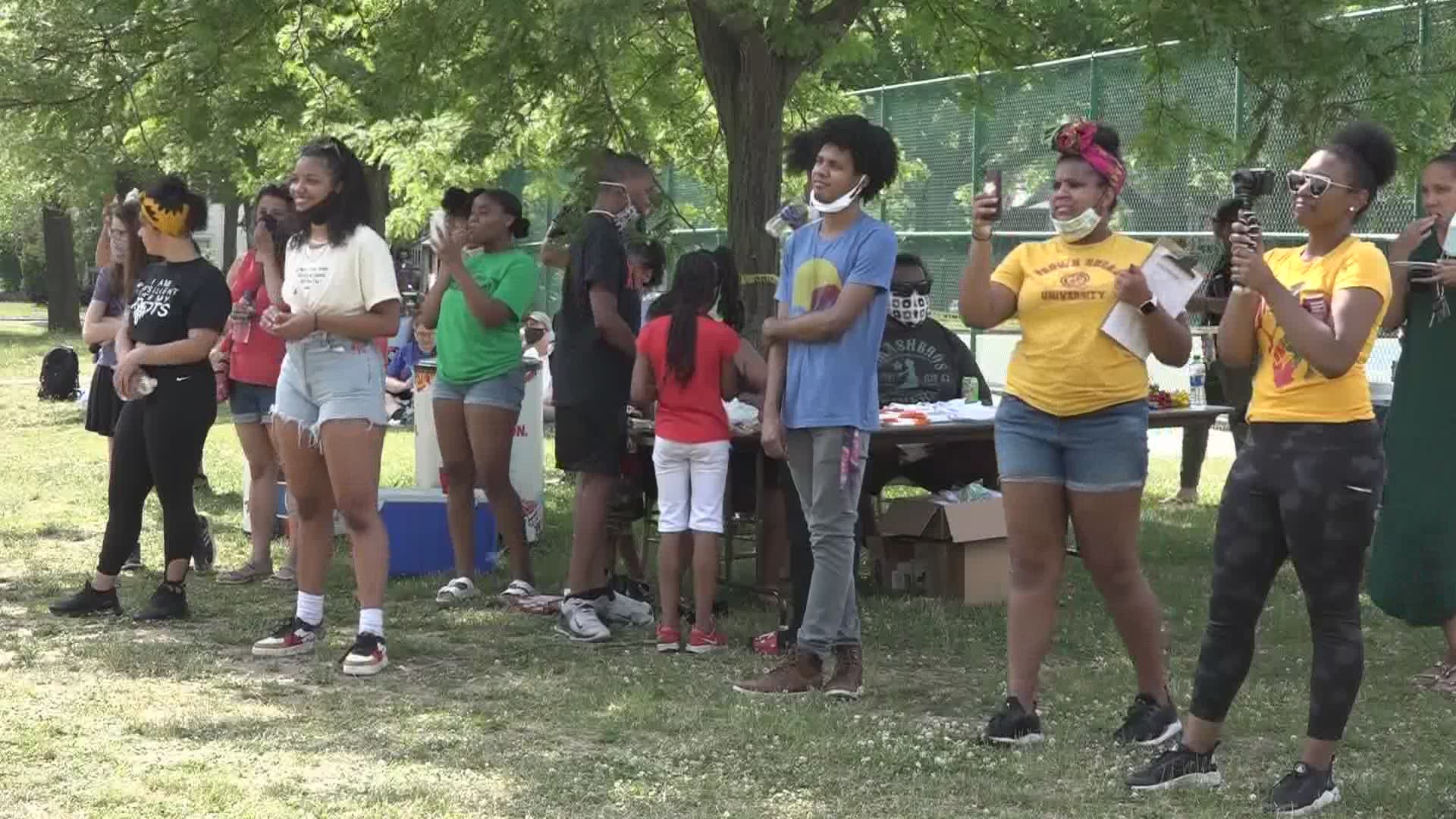 Vendors, activities and spoken word were just a few things you could find at the celebration at MLK Park Friday afternoon.