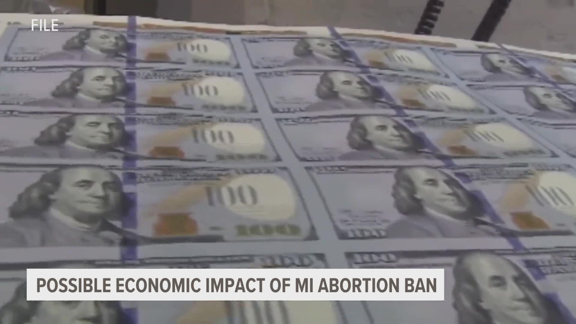 If Michigan courts decide to reinstate the 1931 law banning abortion, some local business owners and leaders say it will have a negative impact on the economy.