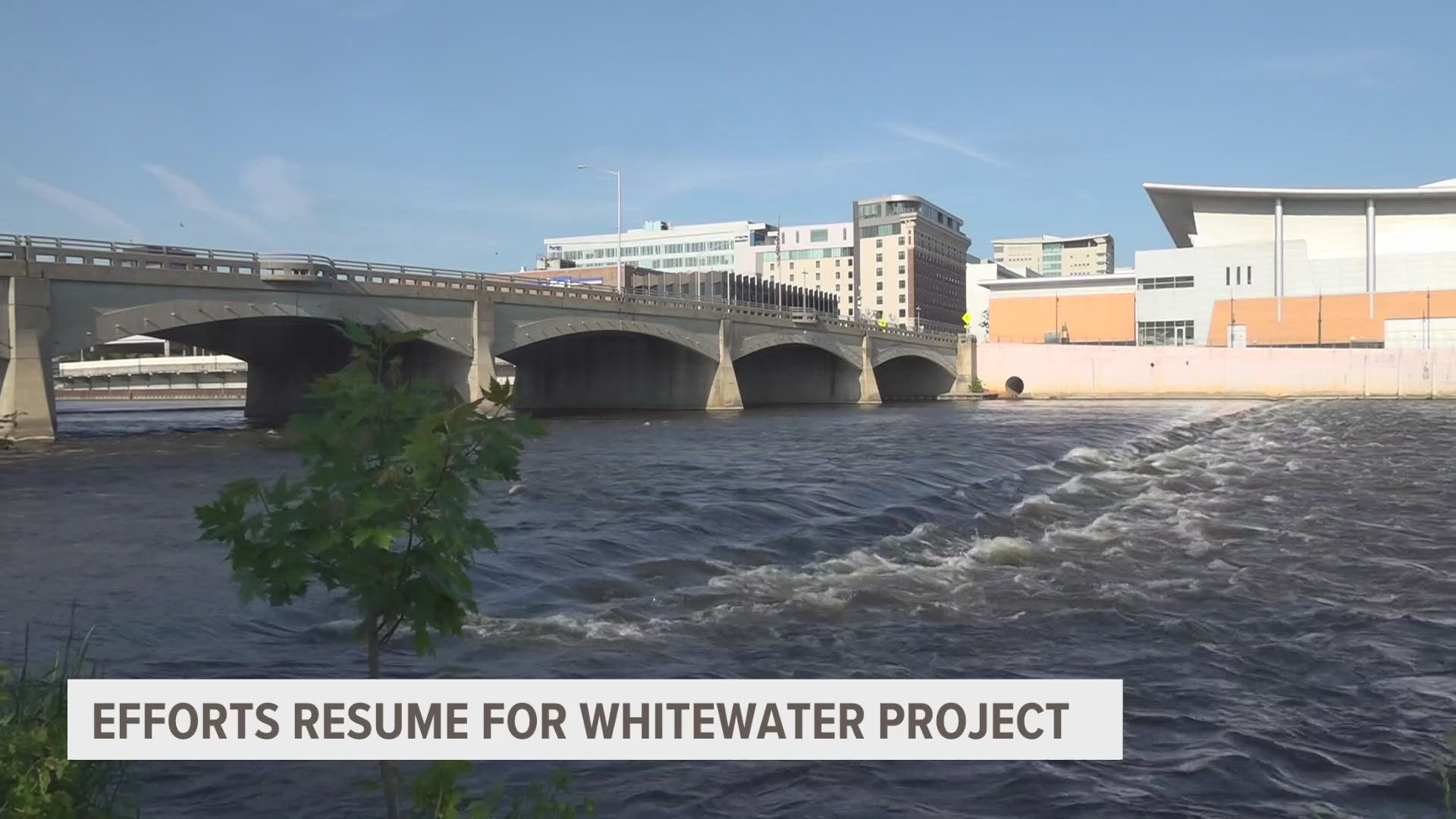 The city is looking to restore the Grand River that runs through town.