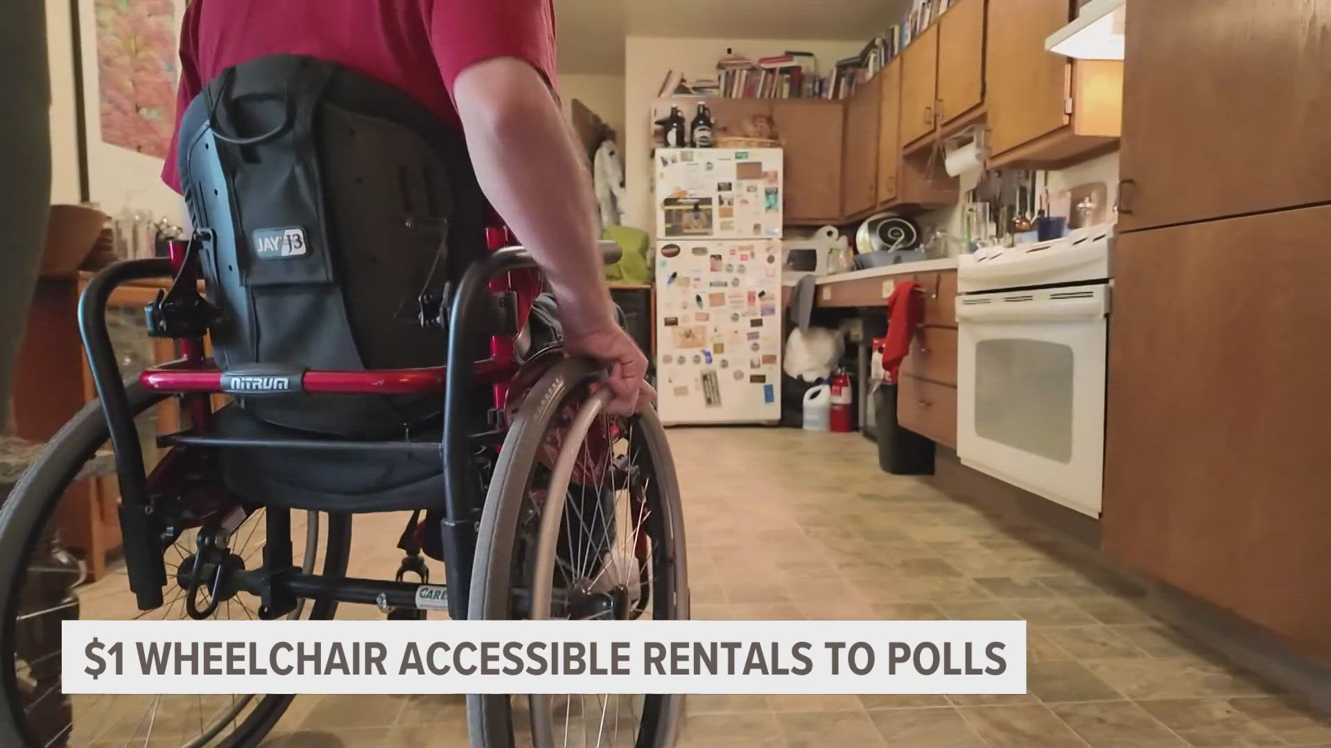 Getting to the polls on Election Day can be a challenge for wheelchair-bound people. One company has a solution.