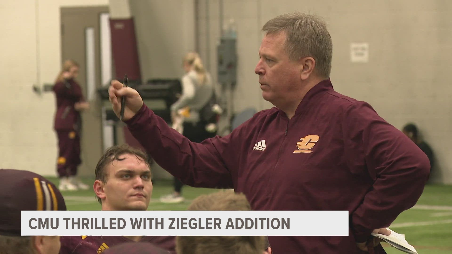 Nolan Ziegler is preparing for his first season at CMU after transferring from Notre Dame.